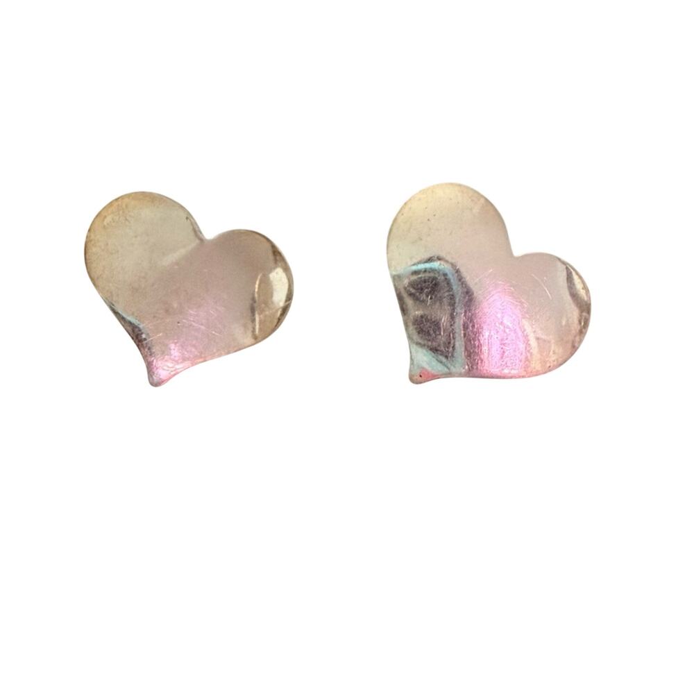 925 Sterling Silver Heart Earrings